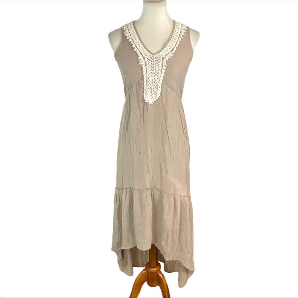 Woman’s NY Collection long (hi-lo) sleeveless boho dress size XS